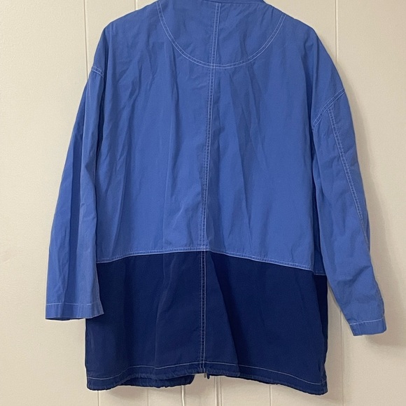Jantzen Vintage 90s Women’s Blue Two-Tone Sailing Jacket - Picture 4 of 4